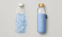 Láhev na vodu Soma vyrobená z plastu vyloveného z oceánu