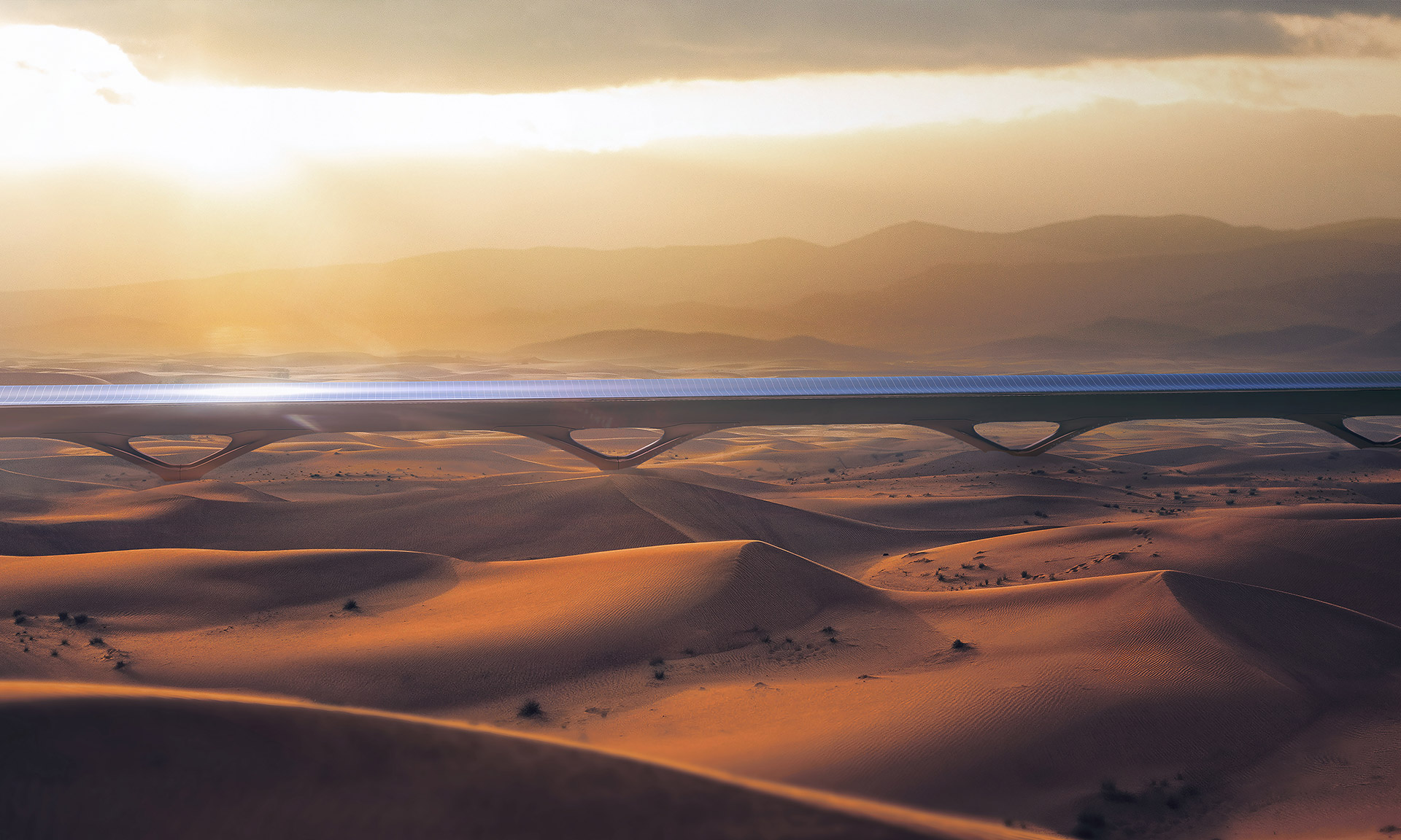 Spojené arabské emiráty staví první Hyperloop na světě pro přepravu cestujících