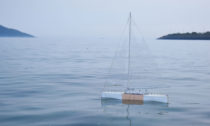 Protei, autonomous sailing ship that cleans up oil spills