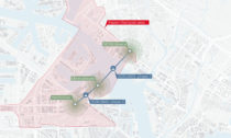 IJbaan Cable Car v Amsterdamu od UNStudio