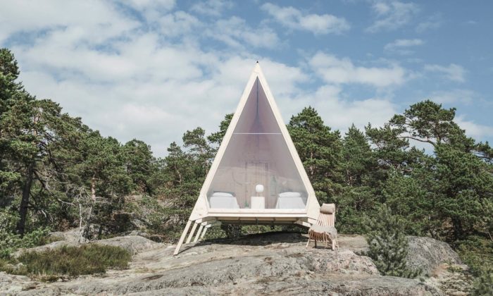 Nolla Cabin je malý domek na finském ostrově s nulovým dopadem na okolí