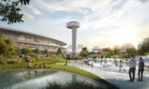Aljada Central Hub od Zaha Hadid Architects ve Spojených arabských emirátech
