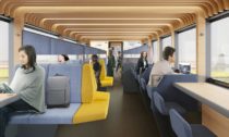 Vize interiéru vlaků budoucnosti NS od Mecanoo