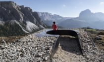 Vyhlídka Bella Vista II v Dolomitách od Messner Architects