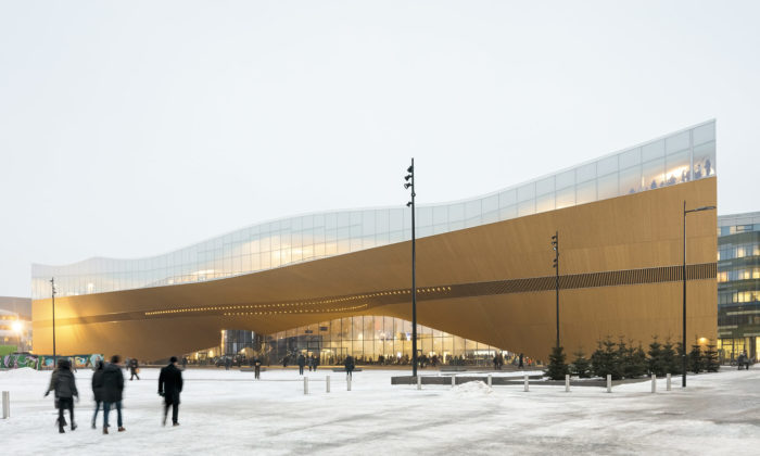 Helsinky postavily centrální knihovnu s tvarem lodi a střechou evokující mraky