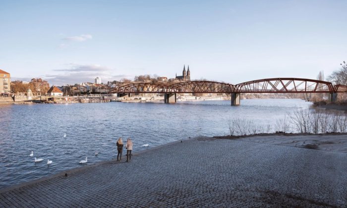 Praha představila novou podobu rozšířeného železničního mostu na Výtoni