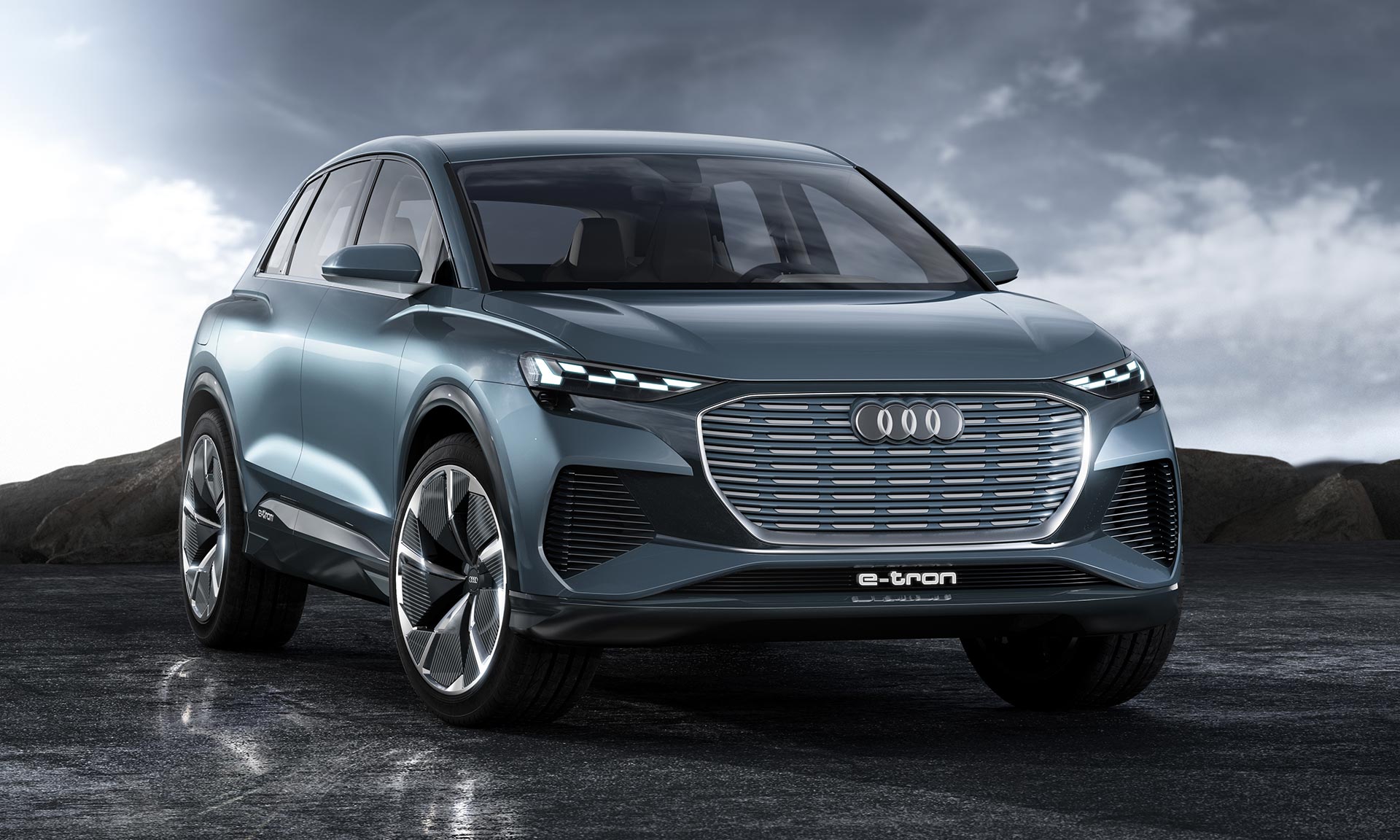 Audi představilo koncept kompaktního elektrického SUV se jménem Q4 e-tron