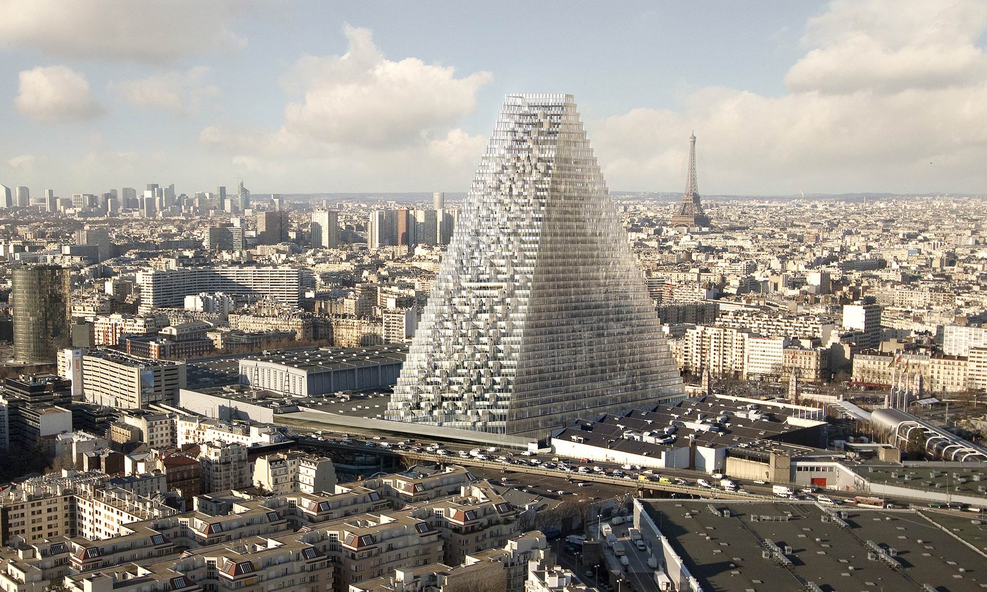 V Paříži se začne stavět obří mrakodrap Tour Triangle s tvarem trojúhelníku