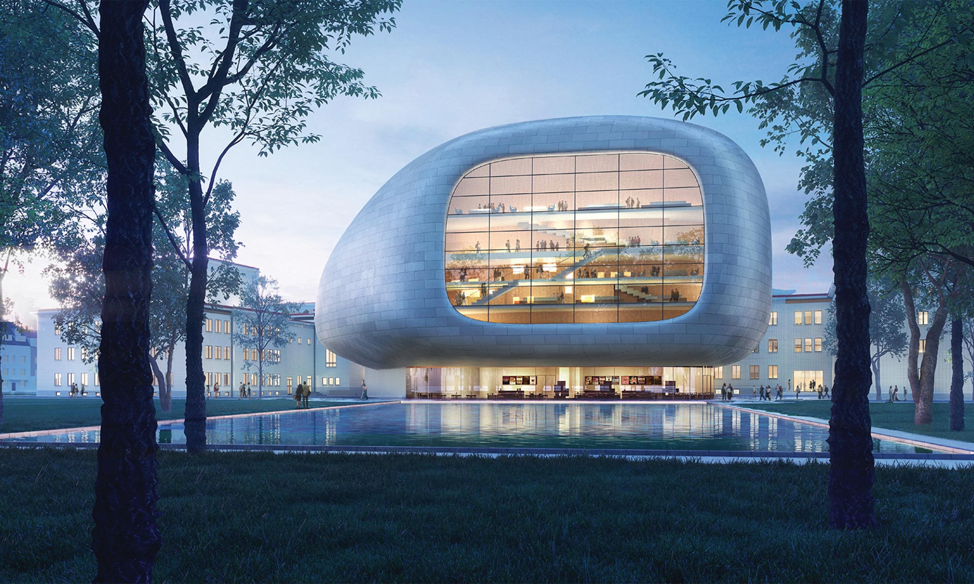Ostrava postaví moderní koncertní halu podle návrhu Steven Holl Architects