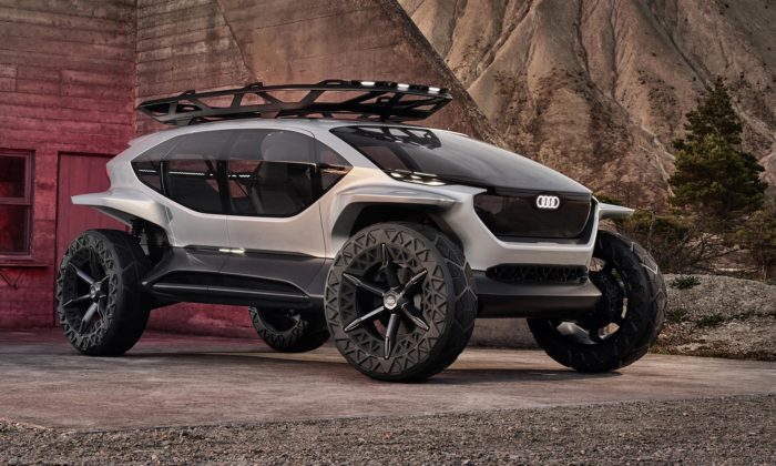 Audi ukázalo futuristický koncept terénního vozu AI:TRAIL Quattro