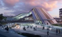 Terminál pro Rail Baltic od Zaha Hadid Architects a Esplan