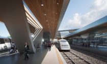 Terminál pro Rail Baltic od Zaha Hadid Architects a Esplan