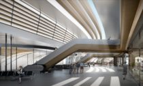 Terminál pro Rail Baltic od Zaha Hadid Architects a Esplan