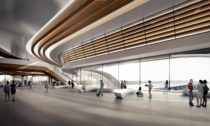 Terminál pro Rail Baltic od Zaha Hadid Architects a Esplan