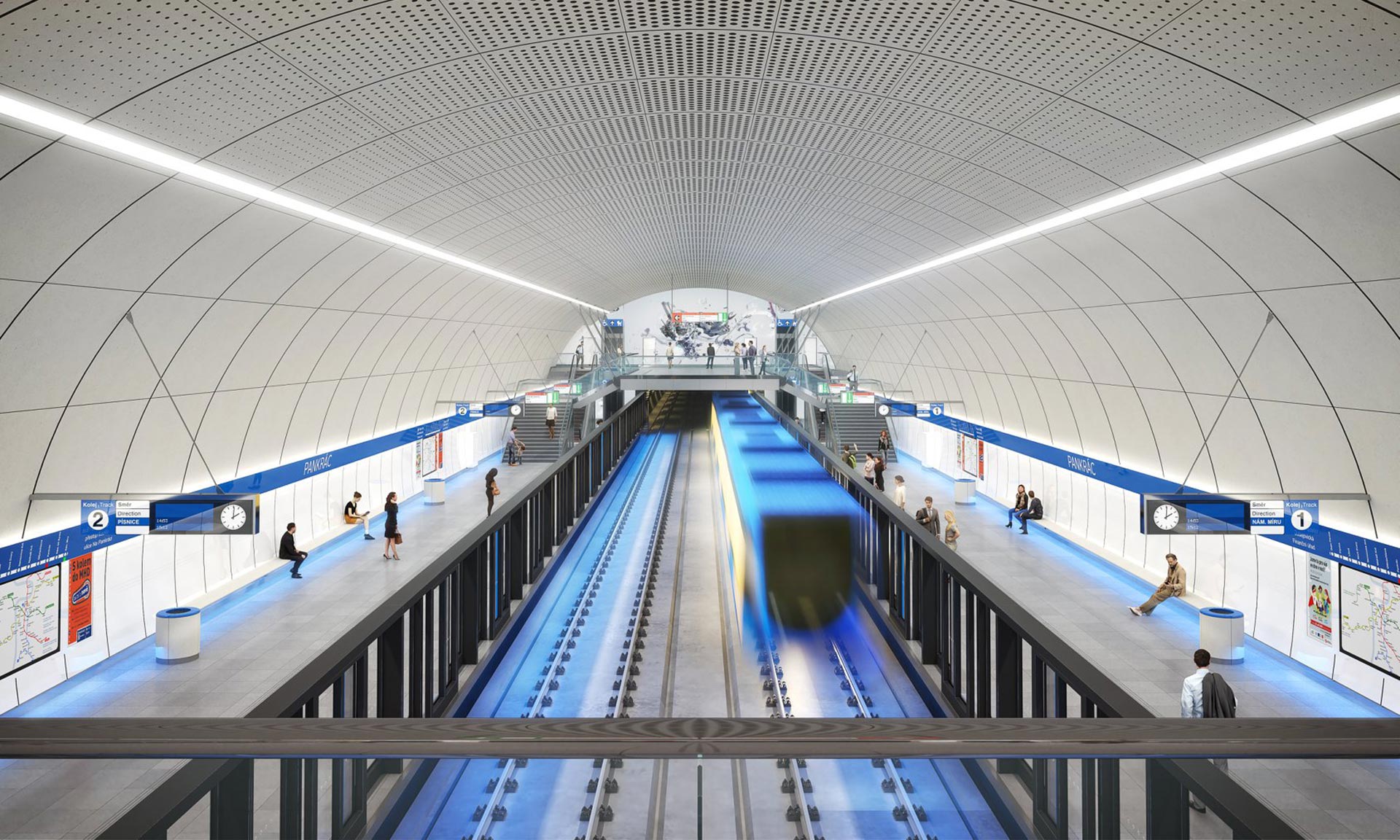 Praha představila podobu prvních dvou stanic plánovaného Metra D