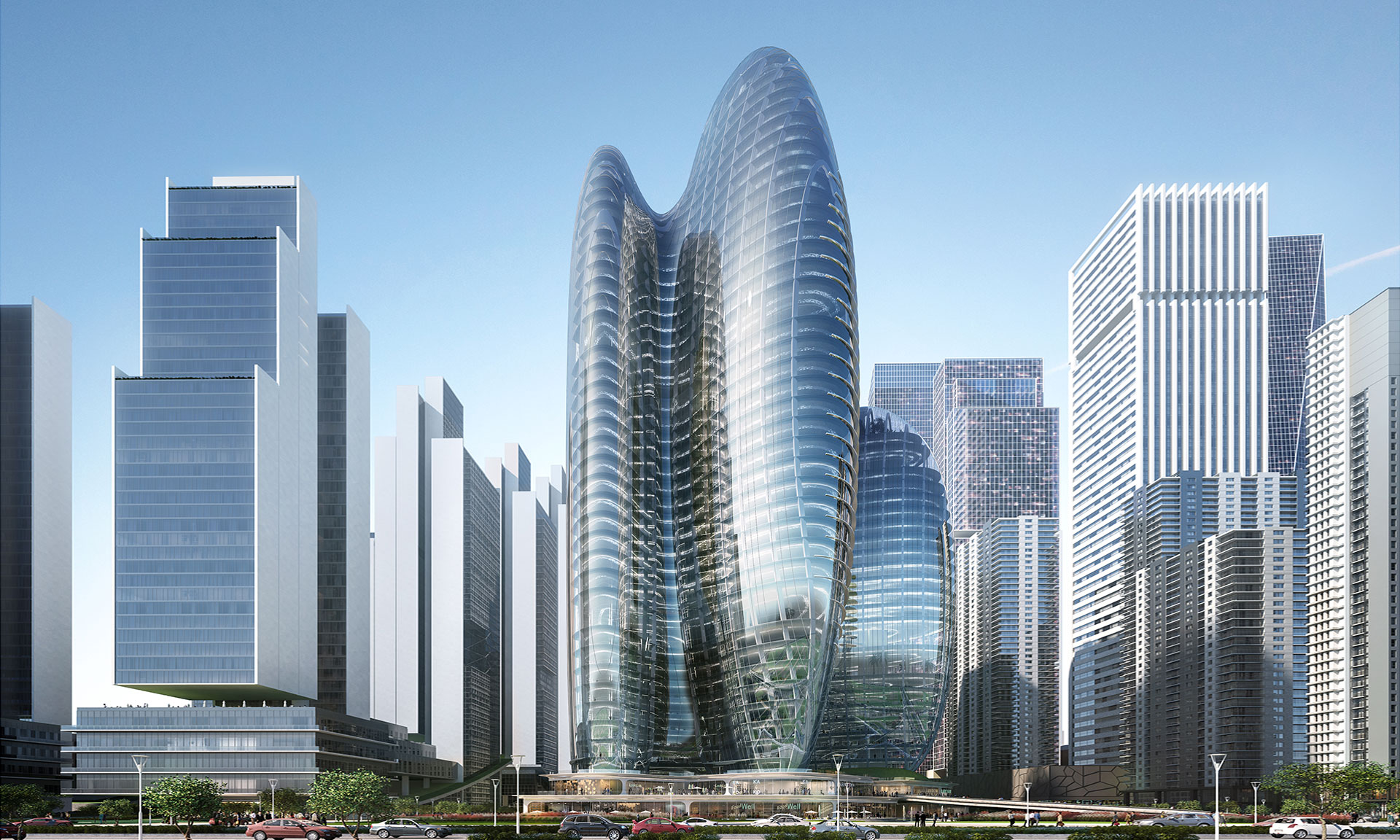 Zaha Hadid Architects postaví futuristické sídlo značce Oppo