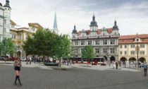 Malostranské náměstí ve vítězném návrhu od trojice architektů Martin Hájek, Václav Hájek a Petr Horský