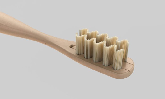 Everloop je ekologický kartáček na zuby s výměnnými štětinami z bambusu