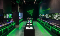 Specializovaný hráčský obchod Razer v Londýně