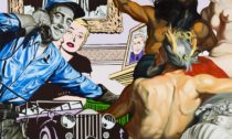 Ukázka z výstavy Alfons Mucha a Pasta Oner: Elusive Fusion