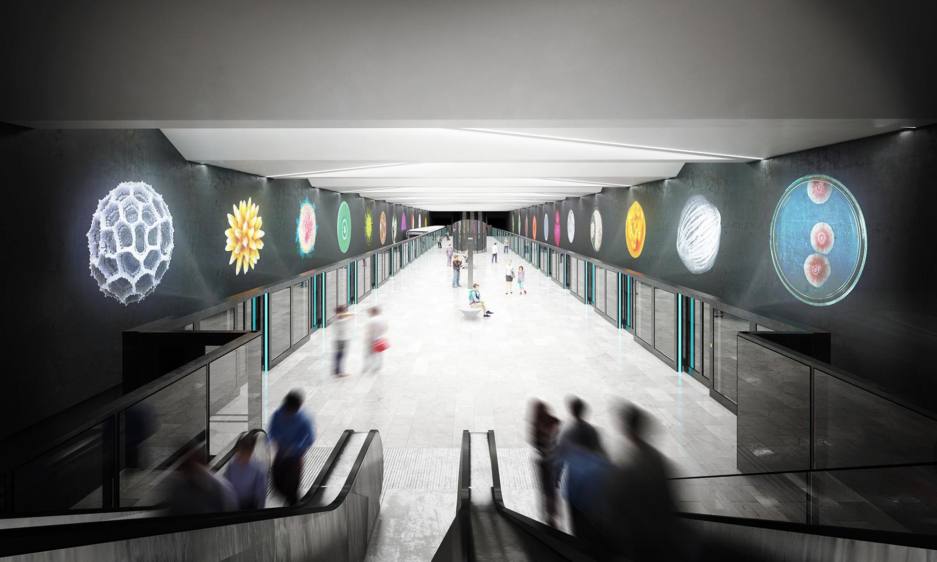 Praha představila výtvarnou podobu dalších tří stanic nového Metra D
