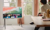 4K UHD televize The Serif od designérů Ronan & Erwan Bouroullec a značky Samsung