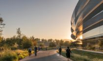 Dokončený kampus Apple Park od Foster + Partners