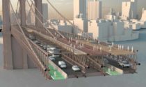 Brooklynský most po přestavbě v rámci projektu Brooklyn Bridge Forest