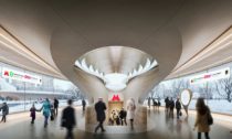 Stanice metra Klenoviy Boulevard Station 2 v Moskvě od Zaha Hadid Architects
