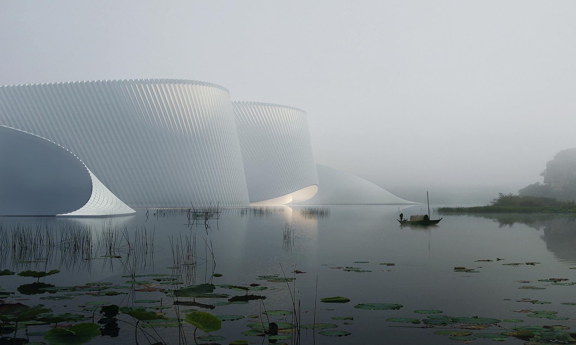 Shenzhen postaví rozvlněné Muzeum přírodní historie s vyhlídkou na střeše