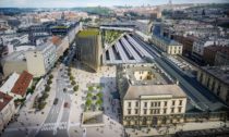 The final form of the project around Masaryk railway station in Prague by Zaha Hadid Architects