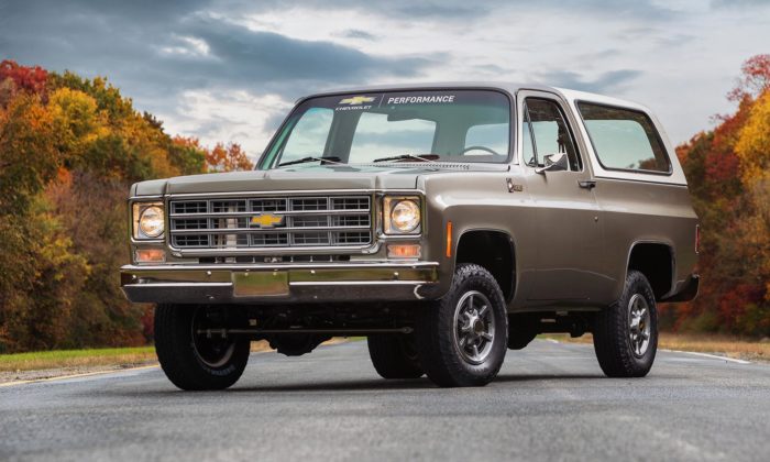 Chevrolet přestavěl ikonický K5 Blazer z roku 1977 na čistý elektromobil