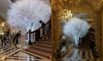 Vánoční strom v hotelu Claridge’s na rok 2020