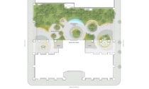 Revitalizace a nová zahrada v budově 550 Madison Garden od ateliéru Snøhetta