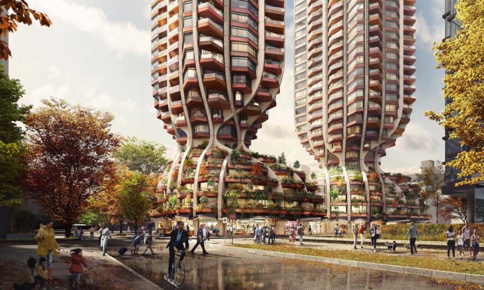 Heatherwick postaví ve Vancouveru dvě bytové věže s designem inspirovaným přírodou