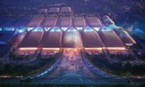 International Exhibition Centre v Pekingu od Zaha Hadid Architects