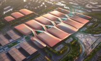 International Exhibition Centre v Pekingu od Zaha Hadid Architects
