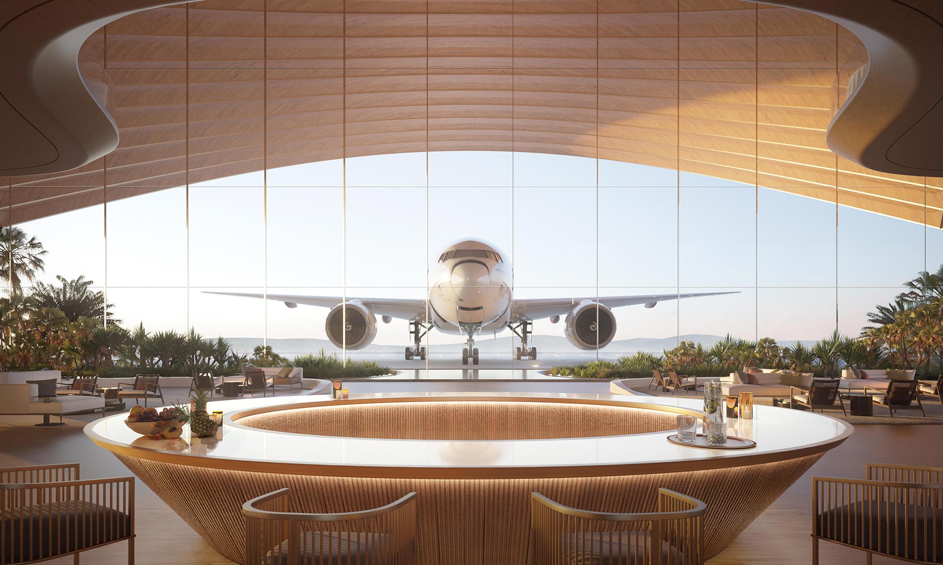 Foster + Partners postaví letiště Red Sea Airport inspirované pouštními dunami