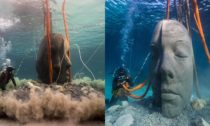 Jason deCaires Taylor a jeho sochy v podmořském muzeu v Cannes