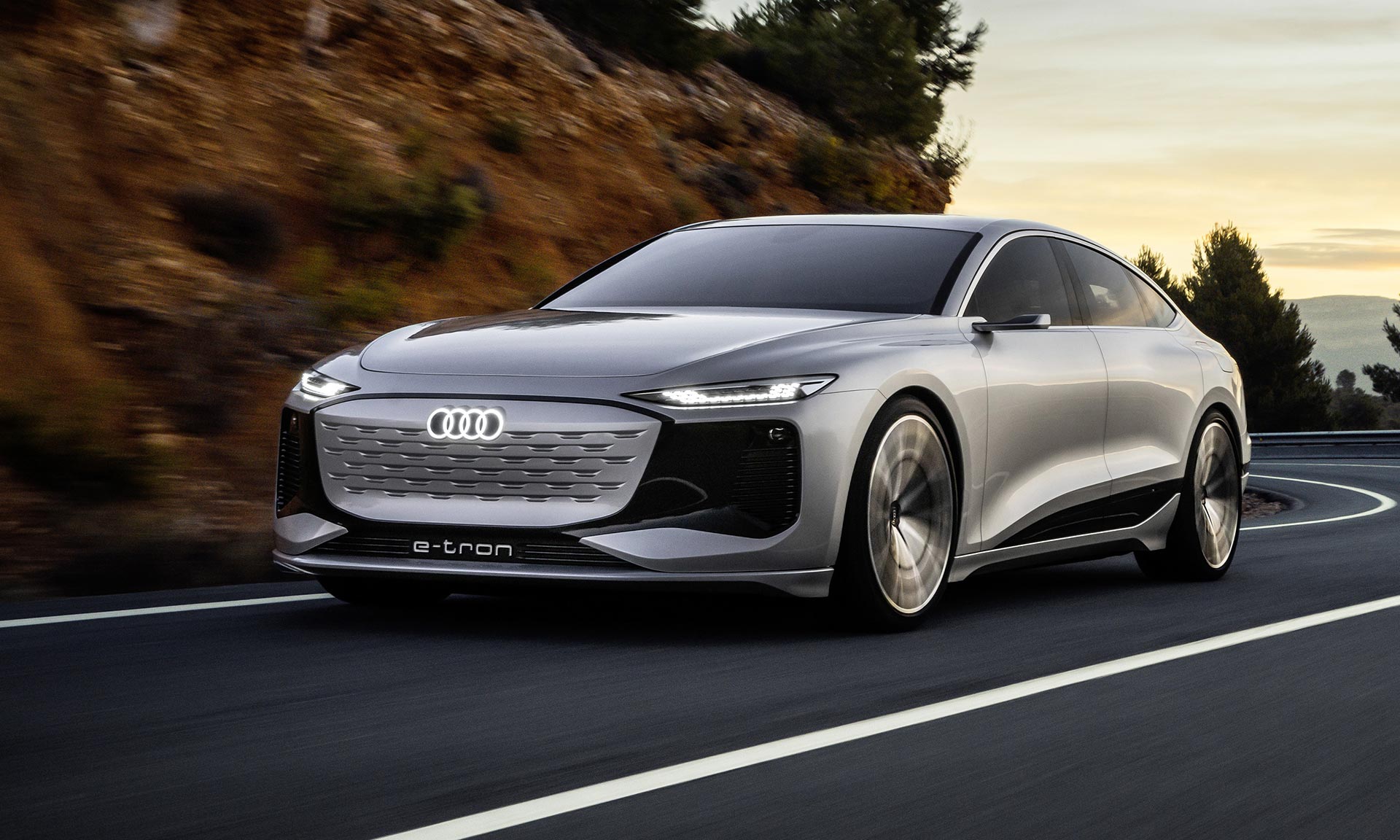 Audi ukazuje konceptem sedanu A6 e-tron concept svou brzkou budoucnost