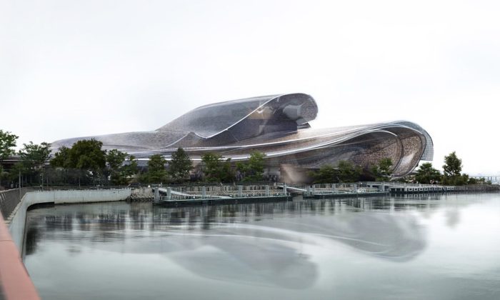 Jean Nouvel postaví v Shenzhenu futuristický operní dům s perleťovou fasádou