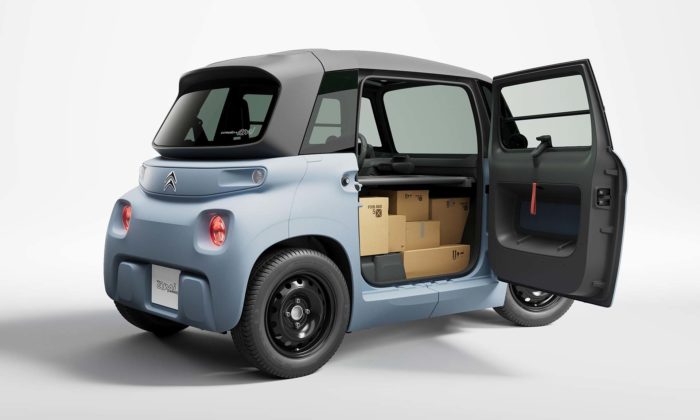 Citroën představil miniaturní dodávku My AMI Cargo pro doručování balíků i jídla