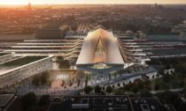 Vlakové nádraží Vilnius od Zaha Hadid Architects