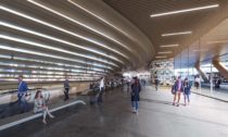 Vlakové nádraží Vilnius od Zaha Hadid Architects