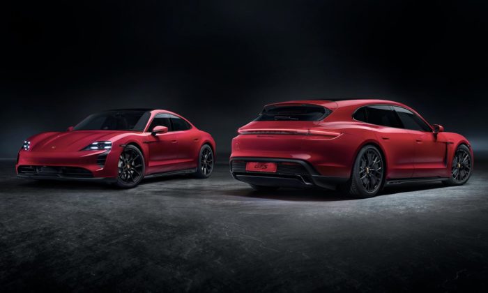 Porsche Taycan GTS má prosklenou střechu a přijíždí rovnou i jako hatchback