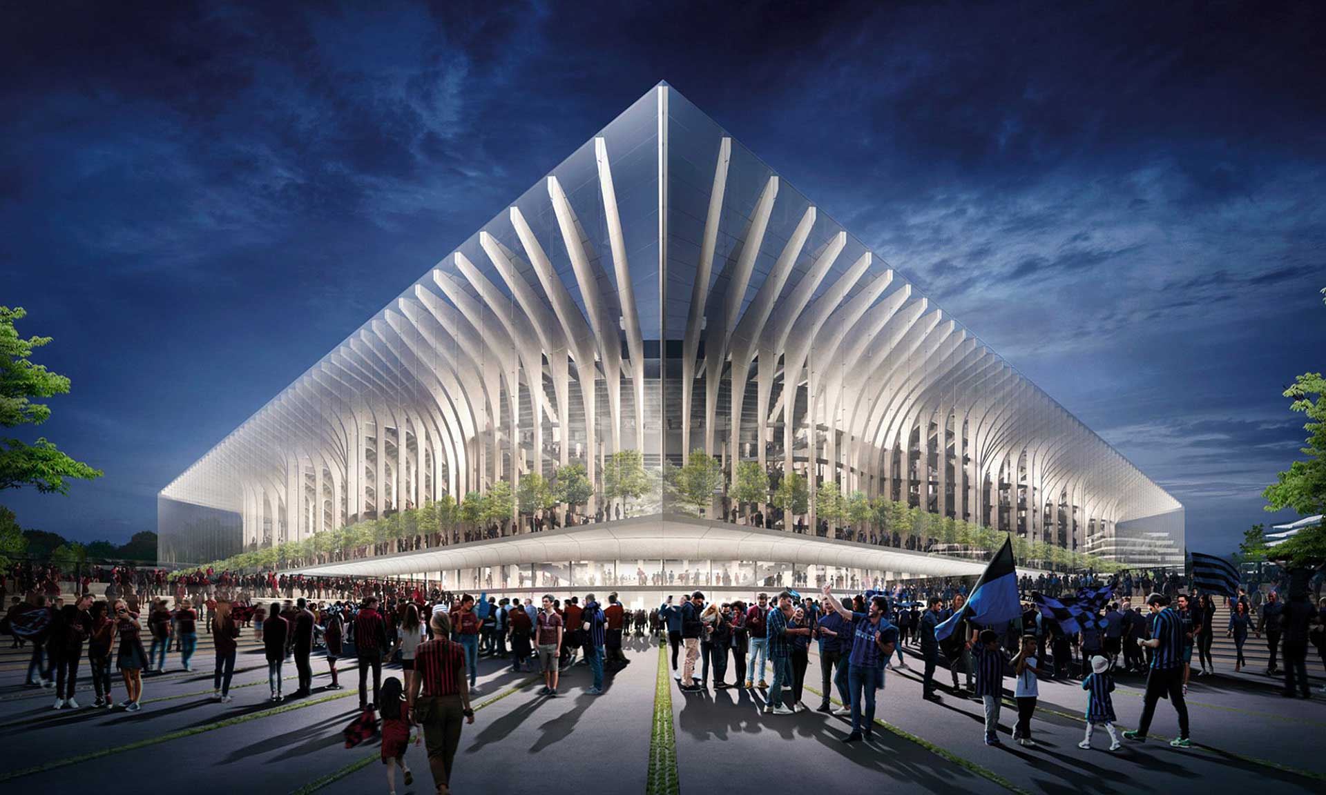 Il centenario stadio di San Siro di Milano sostituirà la nuova cattedrale – DesignMag.cz