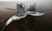 Slovenka navrhla futuristickou plovoucí stanici čistící oceán od odpadu