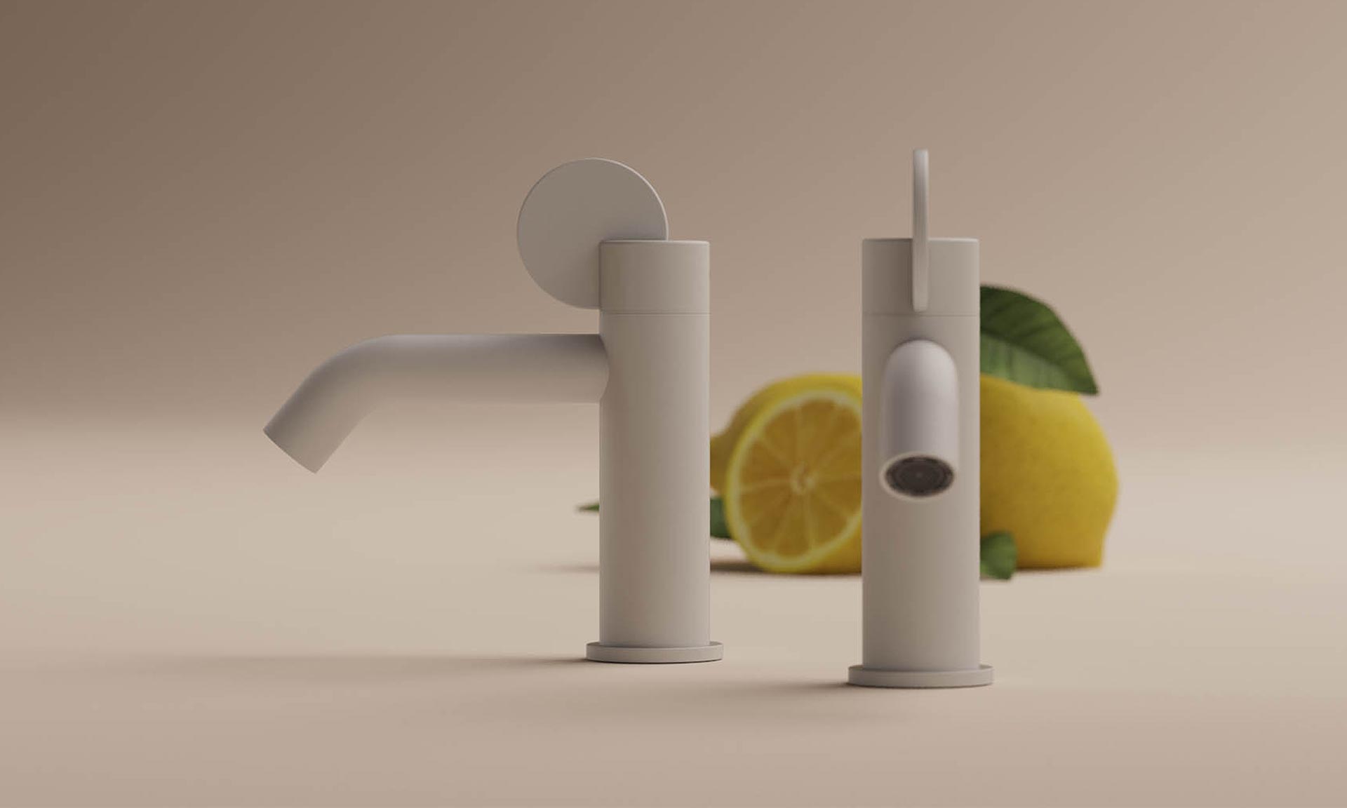 Patricia Urquiola navrhla baterie Limón připomínající koktejl s plátkem citronu