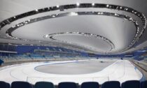 Zimní stadion Ice Ribbon od Populous v Číně