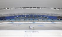 Zimní stadion Ice Ribbon od Populous v Číně